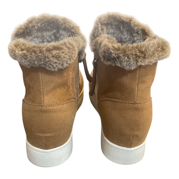 Soda Wedge Ankle Heel Sneakers - Picture 2 of 6